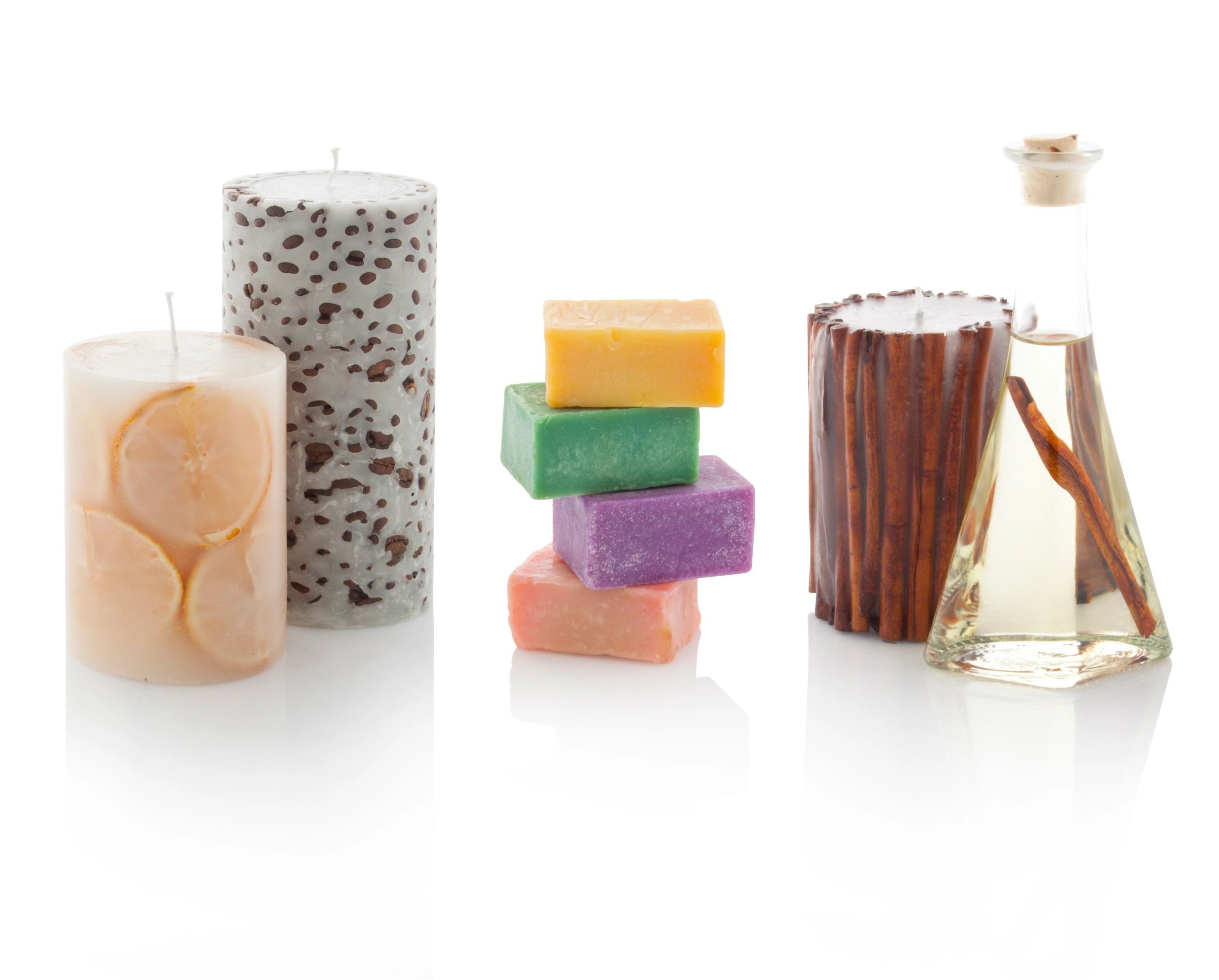 handmade soap and candles modern